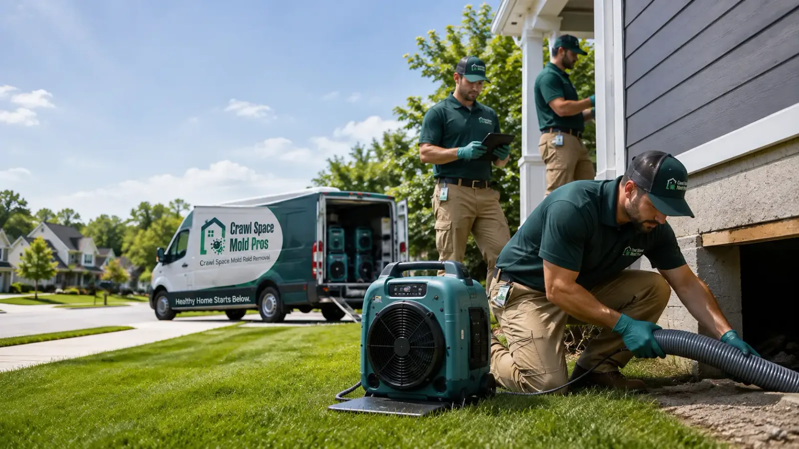 Crawl Space Mold Removal in Sparta, NJ